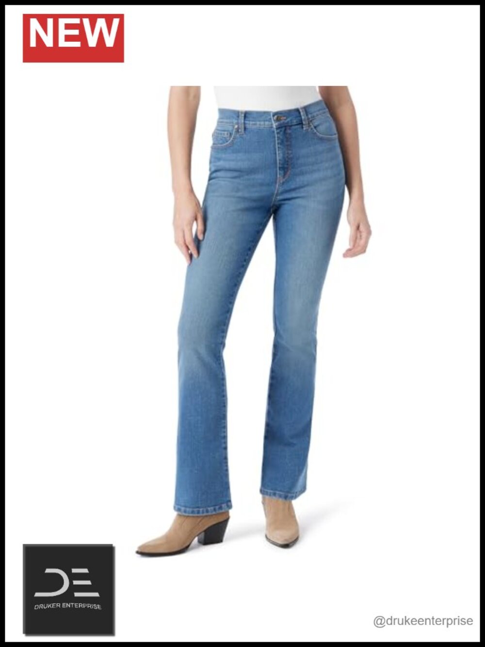 Gloria Vanderbilt Women's High Rise Bootcut Jeans - 28 Waist